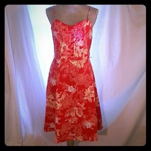 Torrid Red and white floral sundress